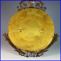Antique French Napoleon III Aneroid Barometer with Ormolu Accents