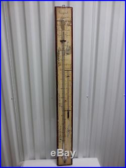Antique French Stick Barometer