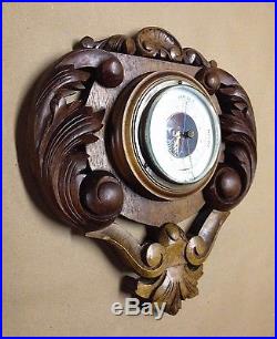 Antique French wall barometer
