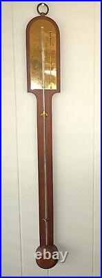 Antique Georgian Aiano Canterbury Stick Barometer 36