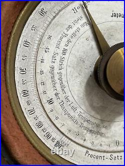 Antique German Pocket Hygrometer Klinkerfeus Patent Wilh Lambrecht