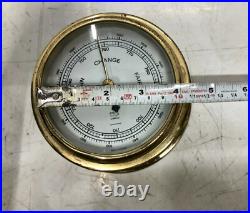 Antique German Ship Barometer Pilot Compensated Marine Rain Change Fair