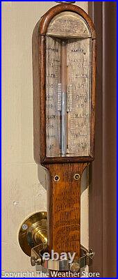 Antique Gimballed Marine Barometer Imray, London Circa 1850