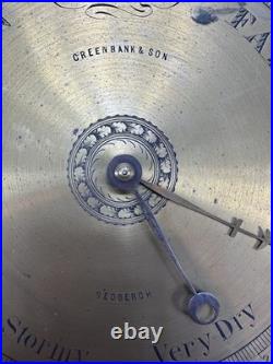 Antique Greenbank & Son Sedbergh Victorian Weather Station Barometer Thermometer