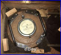 Antique HYDROGEN BALLOON E. F. Gurnett London Leak Detector Cased Set Instrument