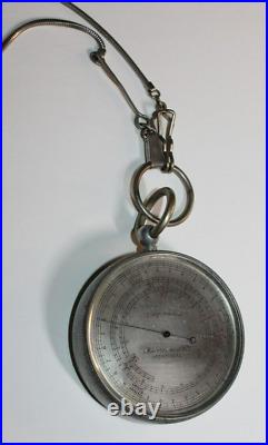 Antique Harrison & Co Montreal Compensated Pocket Barometer 3