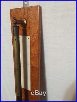 Antique Henry J Green Stick Barometer Brooklyn New York Scientific Instrument