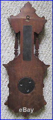 Antique Hermann Wertheimer Hand-Carved Barometer