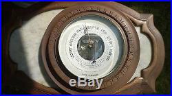 Antique J. Sewill Aneroid Large Wall Barometer Liverpool England