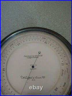 Antique Keuffel & Esser Surveying Aneroid Barometer