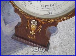 Antique Large Banjo Barometer, Mahogany Wood, Outstanding, Estate Find, Must See