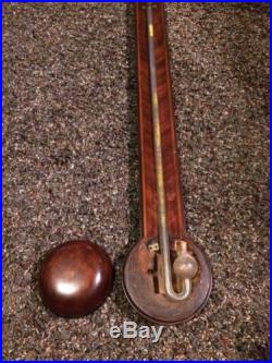 Antique Late 1700's Early 1800's Scottish Stick Barometer D. Stampa Edinburgh