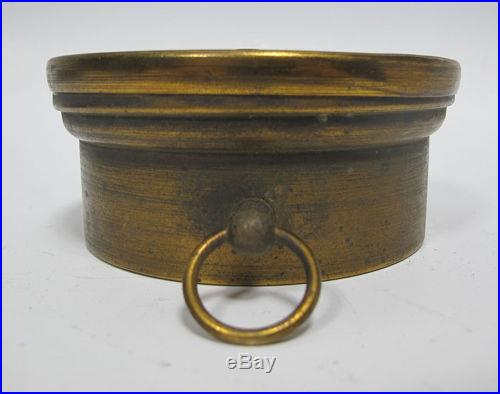 Antique Late 19th C Holosteric PNHB Barometer Aneroid John Naudet Brass Case yqz