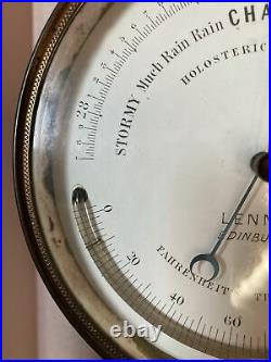 Antique Lennie Holosteric Barometer/thermometer(Naudet, Pertuis Hulot et Cie)