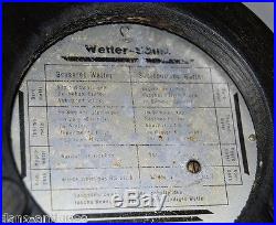 Antique Lufft Weather Pillar weather station barometer etc Germany