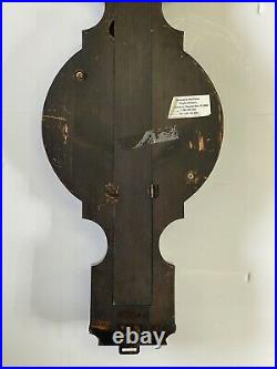 Antique Mahagona Wheel Barometer Luppi & Solcha Hull England