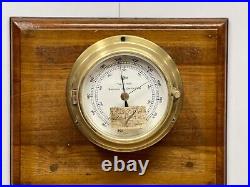 Antique Marine Baumuster Authentic Original Brass Barigo Barometer Germany