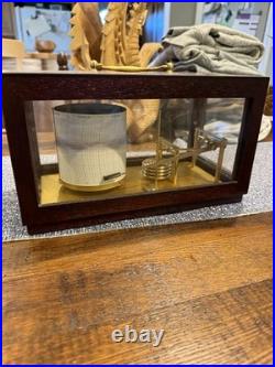 Antique Maxant Barograph made with mohogany