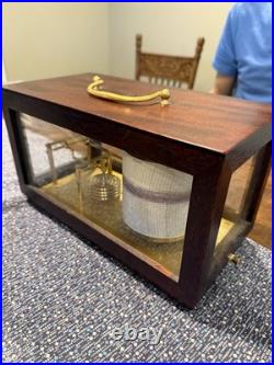 Antique Maxant Barograph made with mohogany