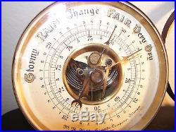 Antique Nautical Barometer W. R. Welch Scientific Company GERMANY