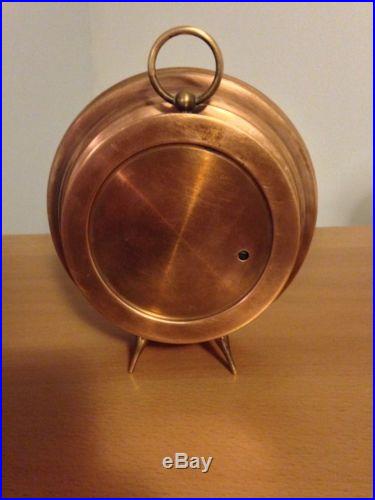 Antique Nautical Brass Holosteric Barometer