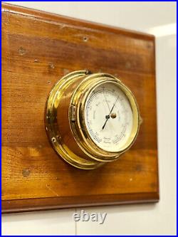Antique Nautical Original Hanseatic Instrument Hamburg Barometer Made In Germany