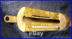 Antique Nautical Stick Barometer with Thermometer C. Wilder Parts or Restore