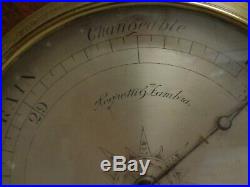Antique Negretti & Zambra London Wall Barometer