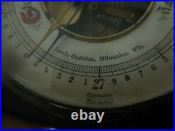 Antique Optician Lando Milwaukee WI Wall Thermometer Hygrometer Barometer German