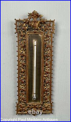 Antique Ornate Thermometer