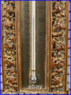 Antique Ornate Thermometer