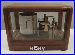 Antique PBHN stormograph/barograph/barometer brass/wood case scientific device