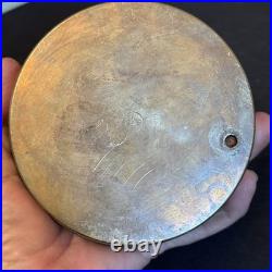 Antique PHNB Solid Brass Holosteric Barometer French As Is #3