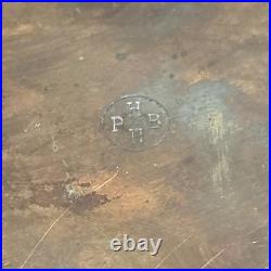 Antique PHNB Solid Brass Holosteric Barometer French As Is #3