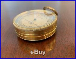 Antique POCKET BAROMETER by Negretti & Zambra, London Vintage Antique POCKET BAROMETER by Negretti & Zambra, London Vintage