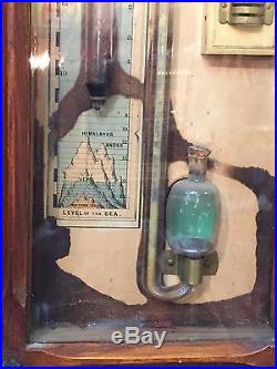 Antique Patent No 3601 (May 24 1844) Admiral Fitzroy Barometer Thermometer