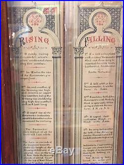 Antique Patent No 3601 (May 24 1844) Admiral Fitzroy Barometer Thermometer