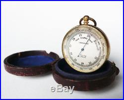 Antique Pocket Barometer, Altimeter, Dollond of London, circa 1870