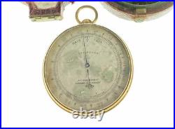 Antique Pocket Barometer By Callaghan Of London With Manual And Case Circa 1867