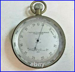 Antique Pocket Barometer By Keuffel& Esser N Y