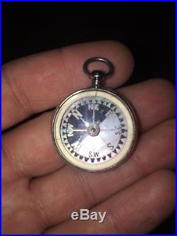 Antique Pocket Barometer Set