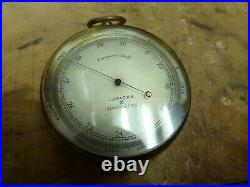 Antique Pocket Barometer Watch Style J J Hicks London
