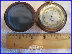 Antique Pocket Barometer by Short & Mason (Tycos-London) C 1900-1920