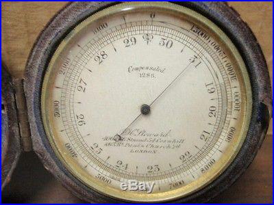 Antique Pocket Compass, Barometer, Thermometer
