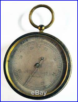 Antique Pocket Compensated Barometer. C. 1890 French