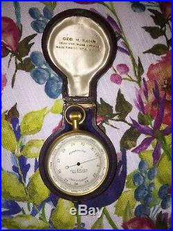 Antique Pocket Compensated Barometer Geo. H. Kahn San Francisco made in England