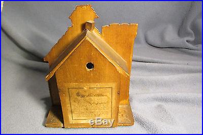 Antique Pre-WW2 German Hygrometer (Barometer) Weather House