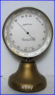 Antique Queen & Co, Philadelphia, Compensated Altimeter ca. 1880s