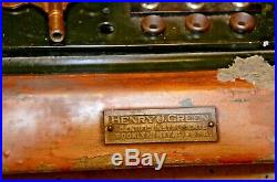 Antique RARE Henry J. Green Anemometer Recorder Scientific Instrument 19 C