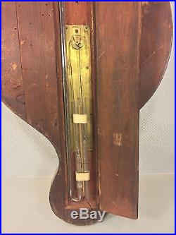 Antique Rabone Weather Station Barometer with Glass Tubes Early 1800s London Eng